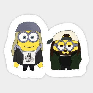 Jay and Silent Minion Sticker